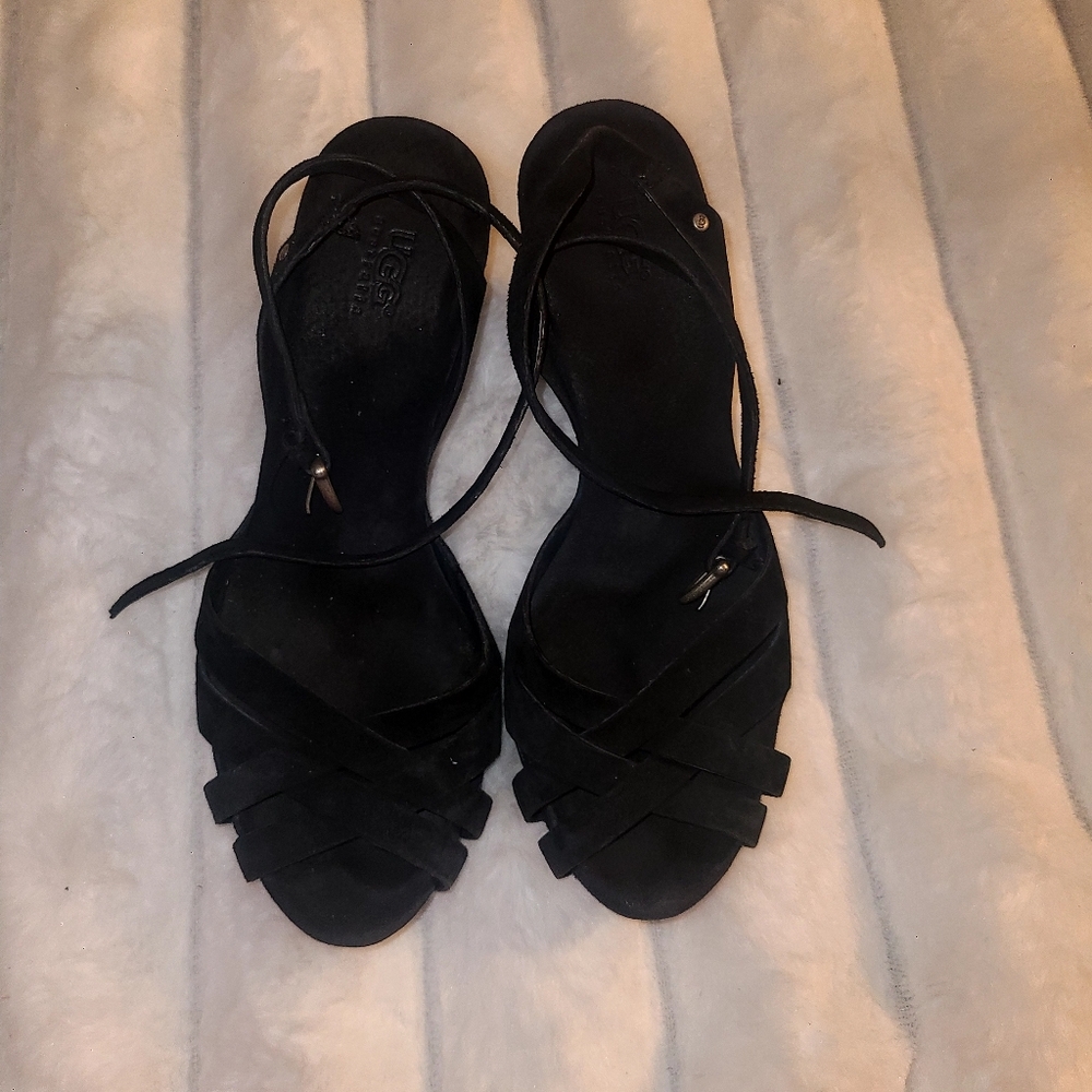 UGG Women's Black Sandals - Picture 2 of 7